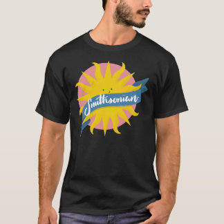 Camiseta Pegatina de Smithsonian Institute Cute Sun
