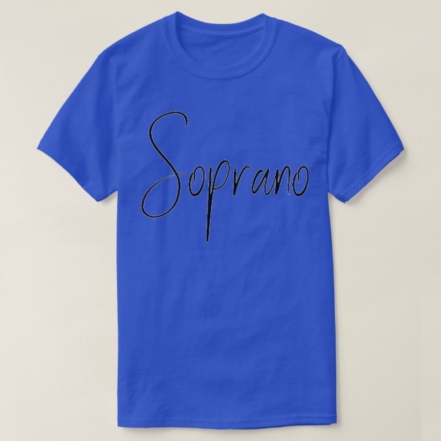 Camiseta Pegatina de Soprano (Diseño del anverso)