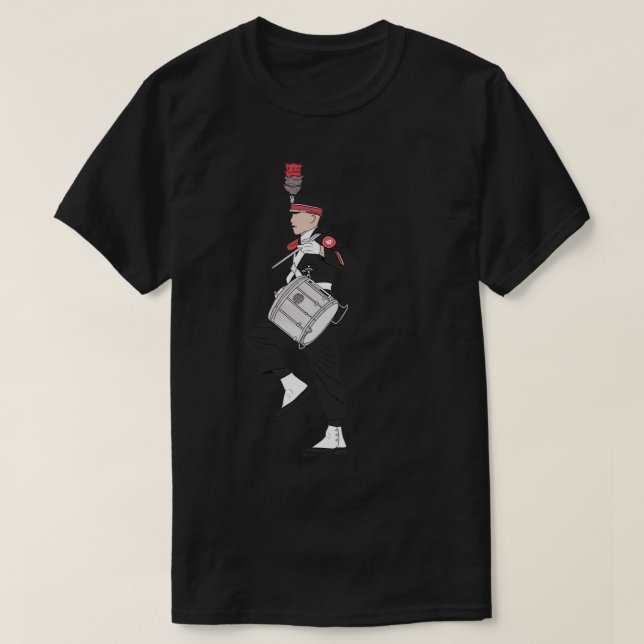 Camiseta Pegatina de tambor de banda de marchas de Ohio (Diseño del anverso)