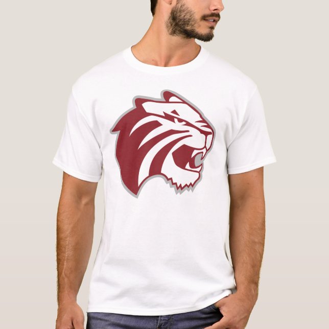 Camiseta Pegatina de tigres de la Universidad de Trinity (Anverso)