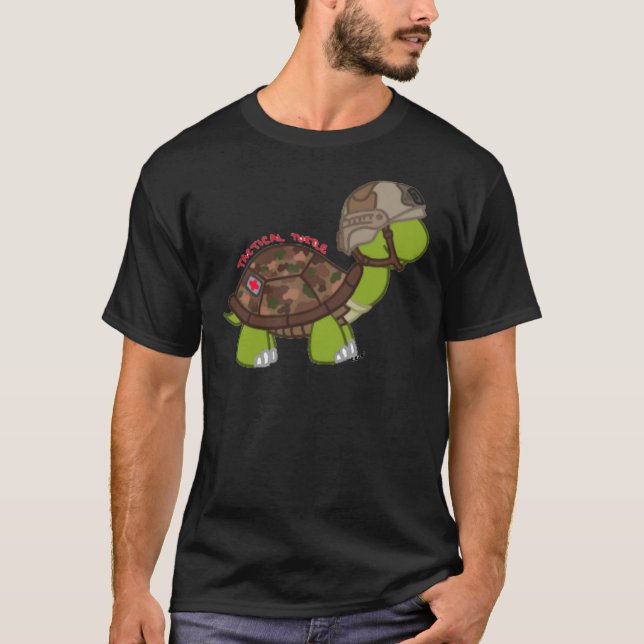 Camiseta Pegatina de tortuga táctica (Anverso)