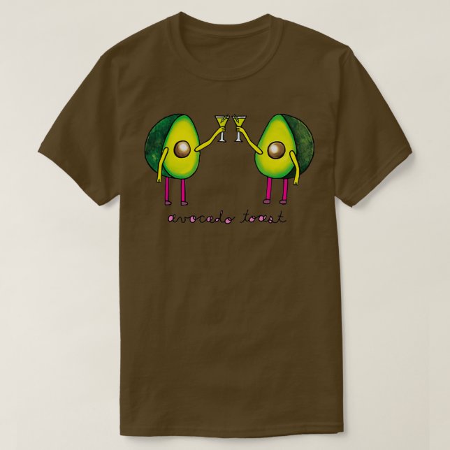 Camiseta pegatina de tostadas agudas (Diseño del anverso)