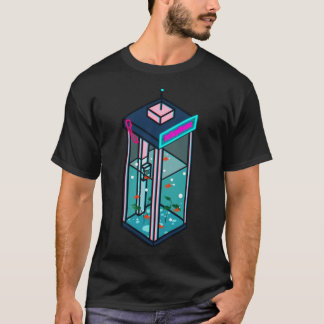 Camiseta Pegatina de Vaporwave Phonebooth