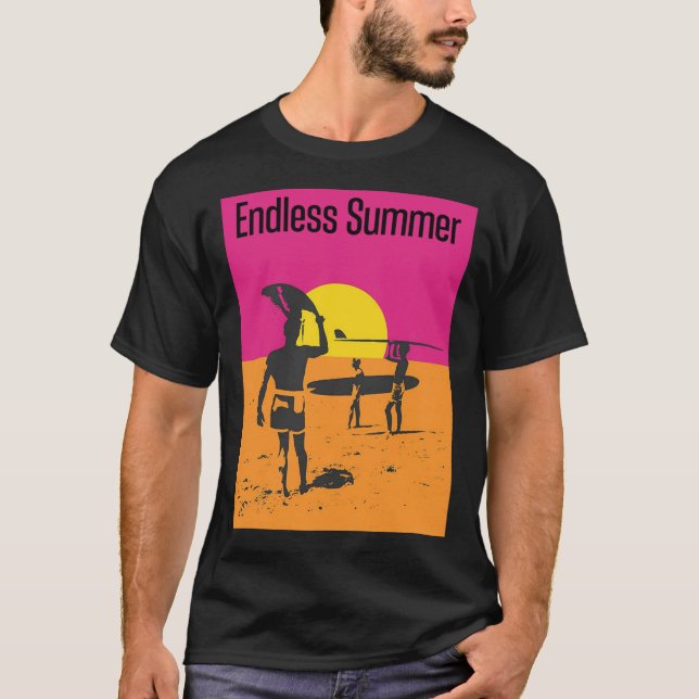 Camiseta Pegatina de verano sin fin (Anverso)