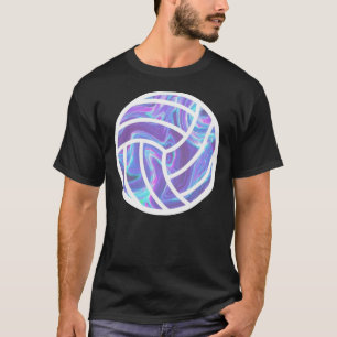 Camiseta Pegatina de voleibol holográfico