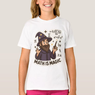 Camiseta Pegatina del Asistente para matemáticas - "Math is