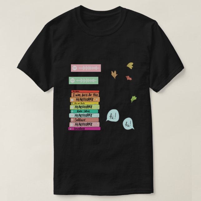 Camiseta pegatina del envase para el corazón (Diseño del anverso)