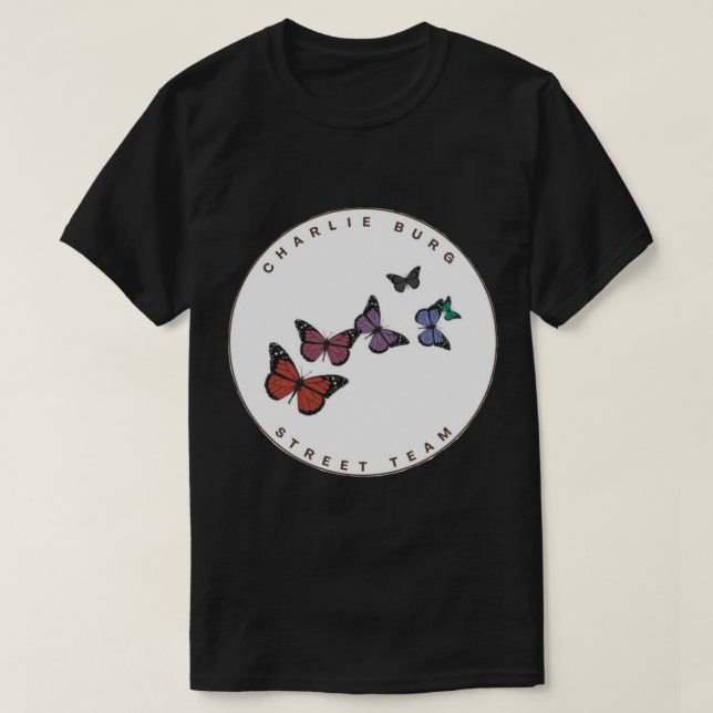 Camiseta Pegatina del equipo de Charlie Burg Street (Diseño del anverso)