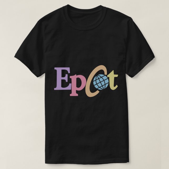 Camiseta Pegatina del logo de Pastel viejo Epcot (Diseño del anverso)