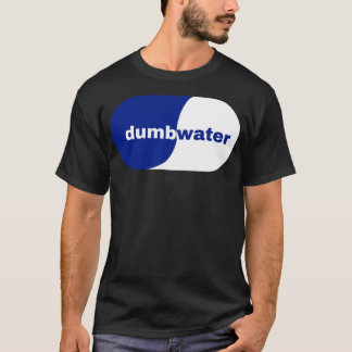 Camiseta pegatina del logotipo de agua inteligente de agua 
