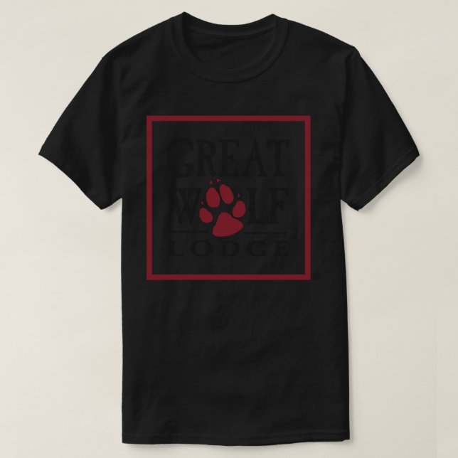Camiseta Pegatina del logotipo de Great Wolf Lodge (Diseño del anverso)