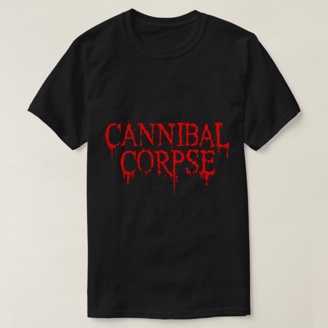 Camiseta Pegatina del logotipo del cadáver de caníbal (Diseño del anverso)