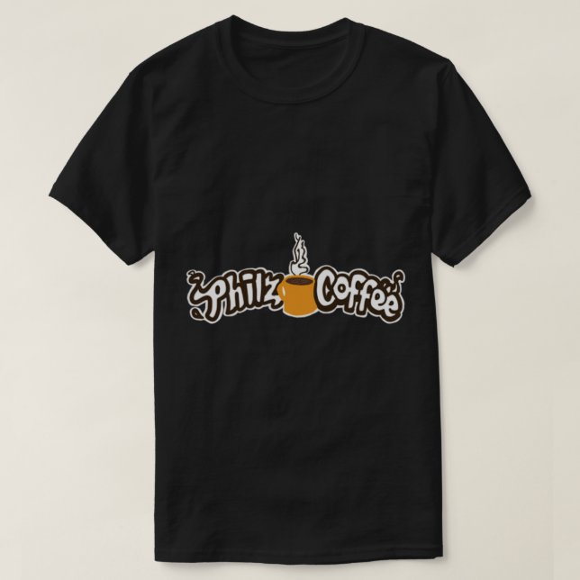 Camiseta Pegatina del logotipo del café Philz (Diseño del anverso)