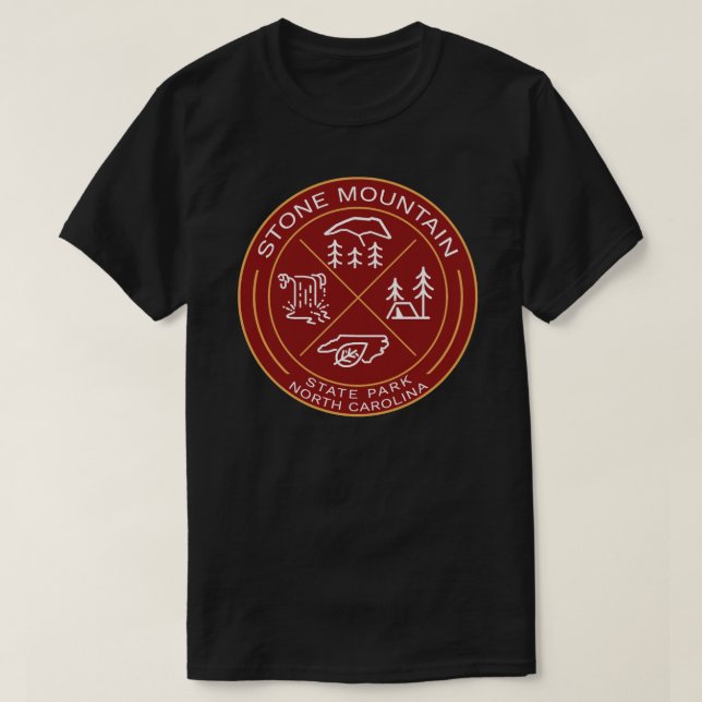 Camiseta Pegatina del logotipo heráldico del Parque Estatal (Diseño del anverso)
