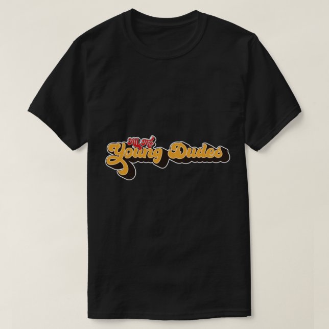 Camiseta Pegatina del logotipo retro de todos los jóvenes d (Diseño del anverso)