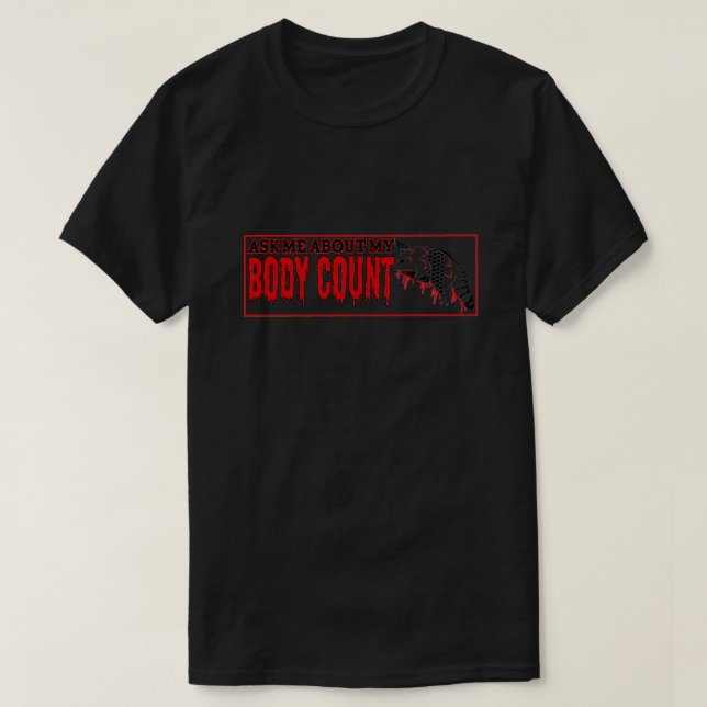 Camiseta Pegatina del parachoques de raccoon kill Road (Diseño del anverso)