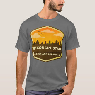 Camiseta Pegatina del Parque Estatal Wisconsin 2020