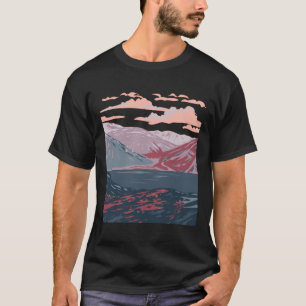 Camiseta Pegatina del Parque Nacional de los Montes Torngat