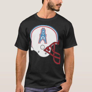 Camiseta Pegatina del Pegatina del casco de Houston Oilers