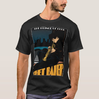 Camiseta Pegatina del Poster de Jazz Chet Baker