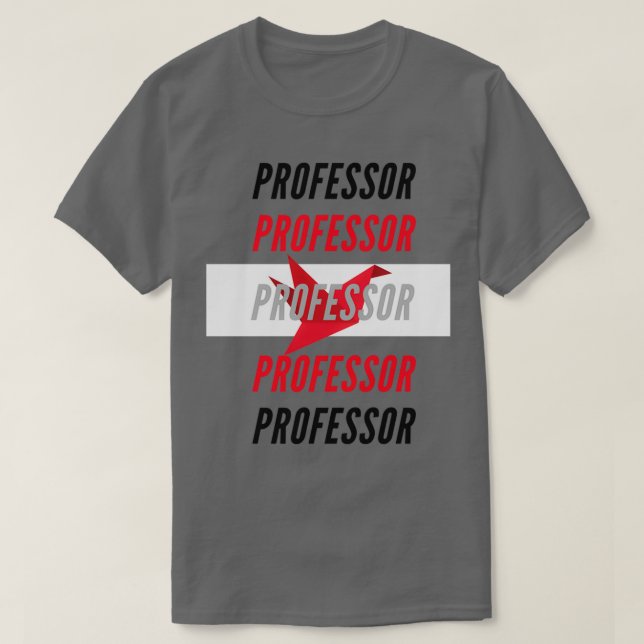 Camiseta Pegatina del profesor (Diseño del anverso)