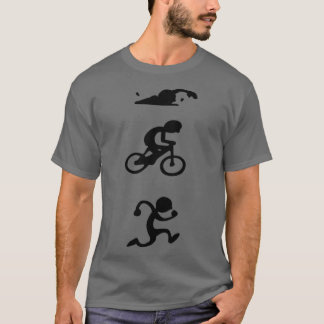 Camiseta Pegatina deportivo de Triathlon