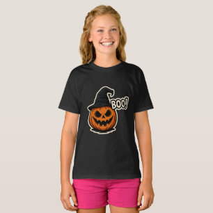 Camiseta Pegatina divertida y aterradora de Halloween