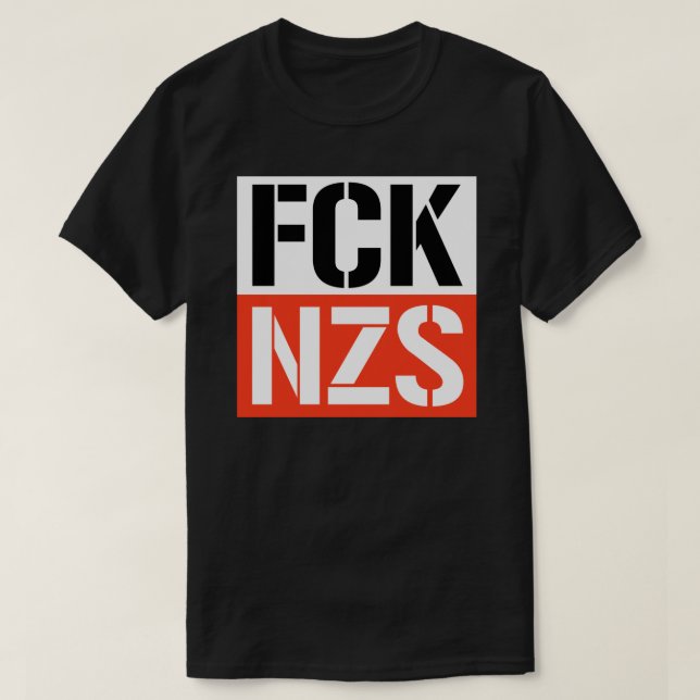 Camiseta Pegatina FCK NZS (Diseño del anverso)