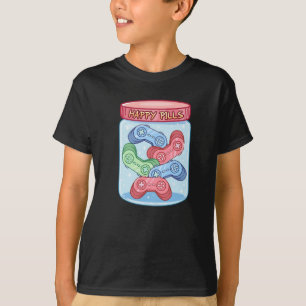 Camiseta Pegatina Gamer Happy Pills