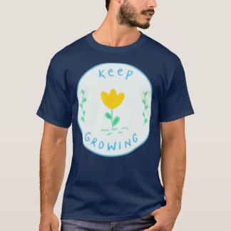 Camiseta Pegatina grande de Blue Keep Crecientes