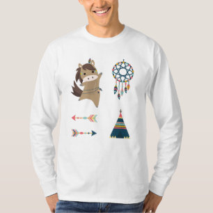 Camiseta Pegatina indio de caballos pone a prueba el sueño 