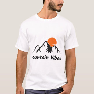 Camiseta Pegatina Mountain Vibes Sunset