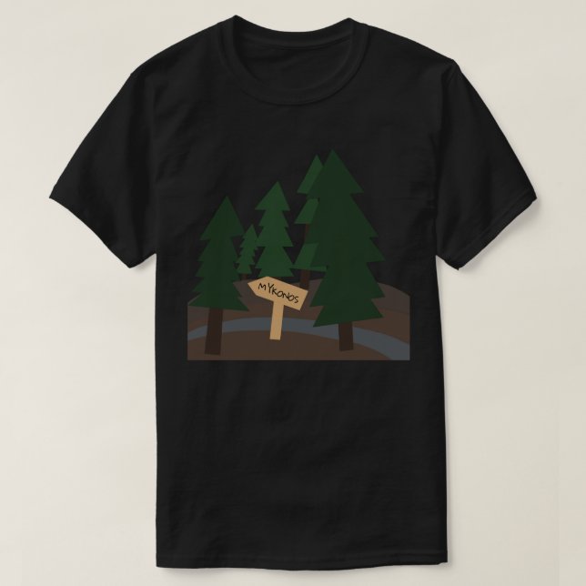 Camiseta Pegatina Mykonos Fleet Foxes (Diseño del anverso)