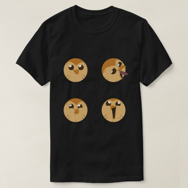 Camiseta Pegatina.png de Hooty Expresations (Diseño del anverso)