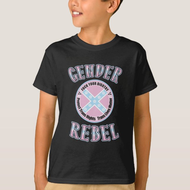 Camiseta Pegatina rebelde de género (Anverso)