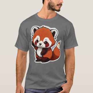 Camiseta Pegatina Smih Cute Redpanda