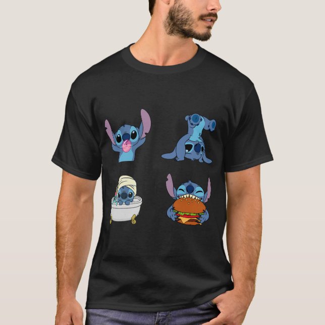 Camiseta Pegatina Stitch (Anverso)