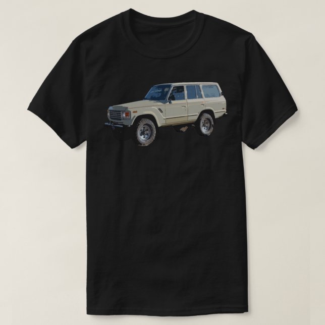 Camiseta Pegatina Toyota Land Cruiser (Diseño del anverso)