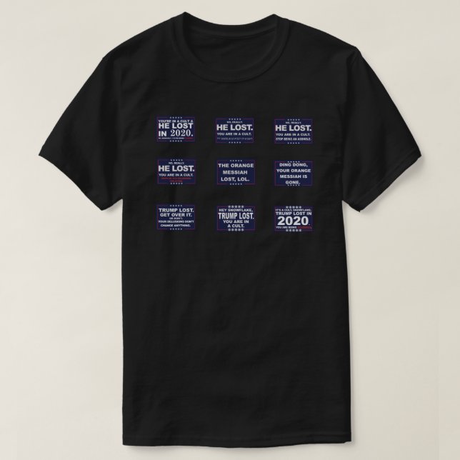 Camiseta Pegatina Trump Cult Pegatina Multipack (9 impresio (Diseño del anverso)