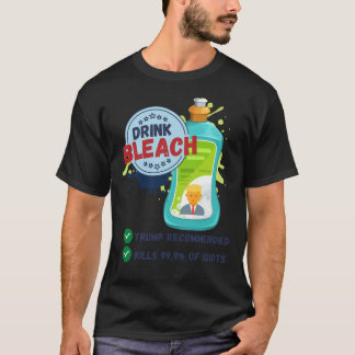 Camiseta Pegatina Trump Drink Bleach