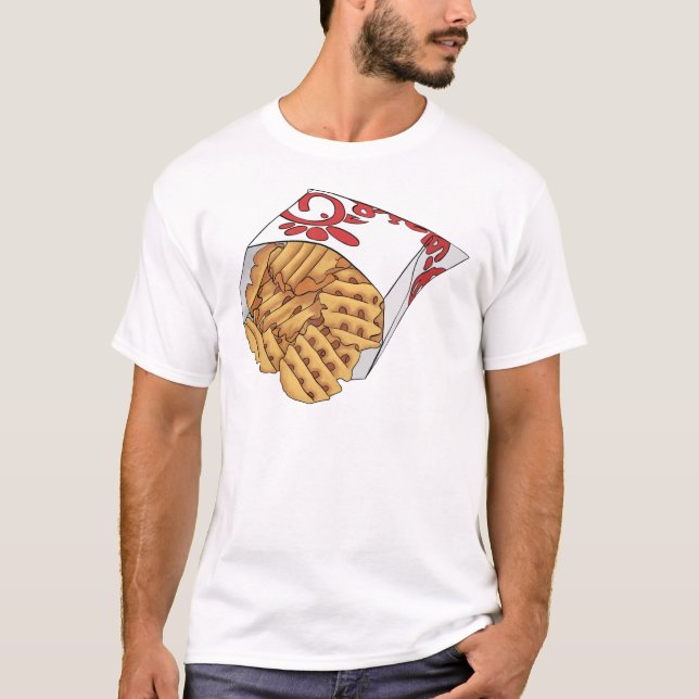 Camiseta Pegatina Waffle Fries (Anverso)