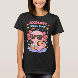 Camiseta Pegatina y deco de dibujos animados de pez kawaii 