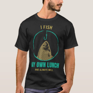 Camiseta Pegatinas de anzuelos de pesca Elige tu arma 03