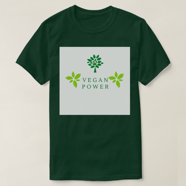 Camiseta Pegatinas DE ENERGÍA DE VEGAN (Diseño del anverso)