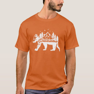 Camiseta Pegatinas de Oso Abuela Ropa a juego para la famil