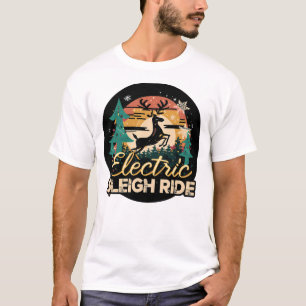 Camiseta Pegatinas de parachoques Tesla Para Navidades