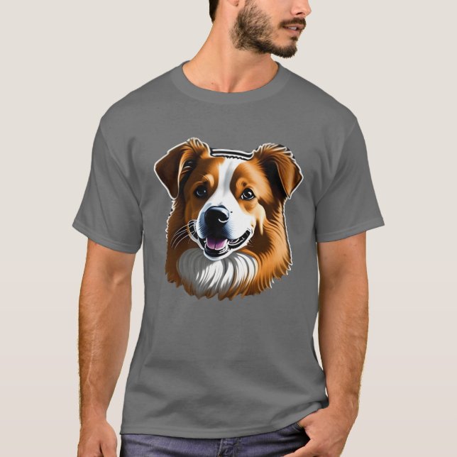 Camiseta pegatinas de perros para paredes pegatinas de perr (Anverso)