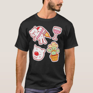 Camiseta Pegatinas divertidos 6