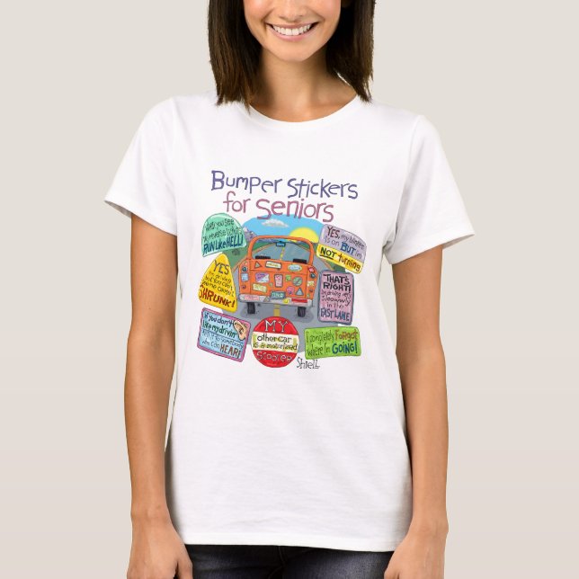 Camiseta Pegatinas para parachoques para Personalizados may (Anverso)