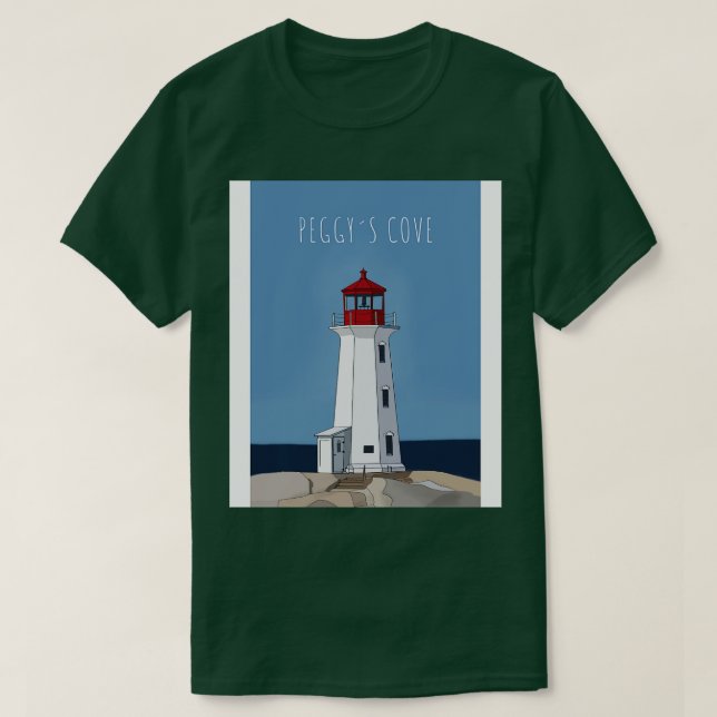 Camiseta Peggys Cove Nova Scotia Canada (Diseño del anverso)